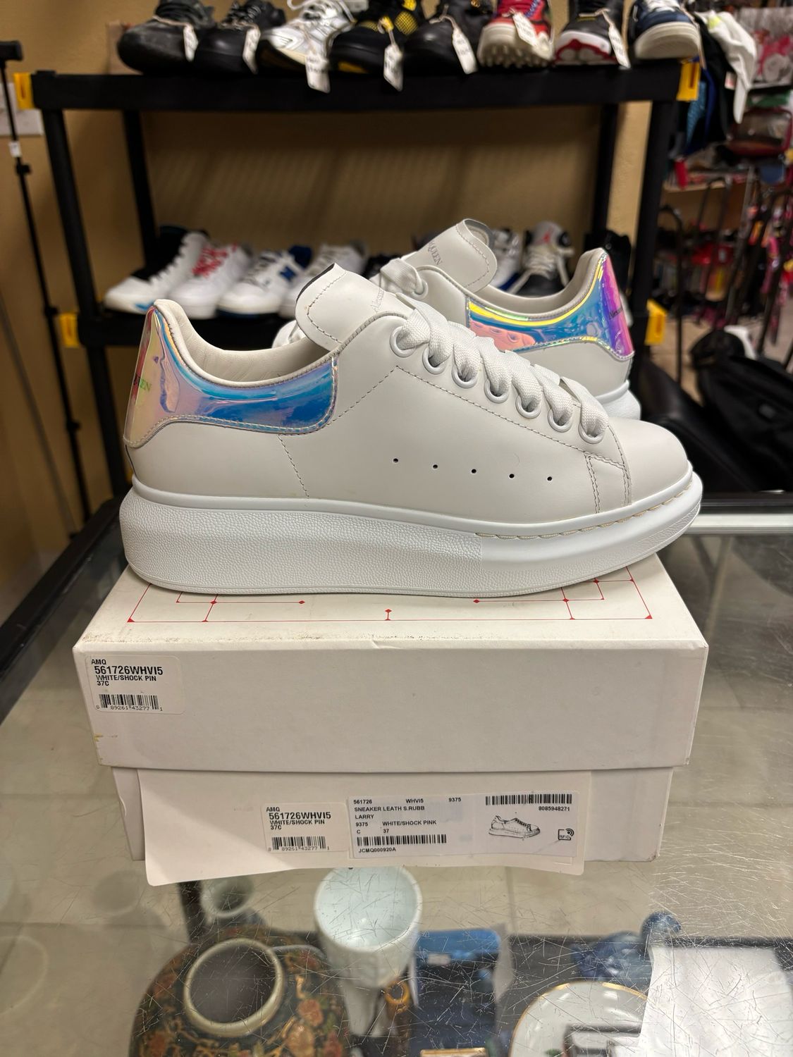Alexander McQueen Women’s Oversized Sneaker &#39;Iridescent’