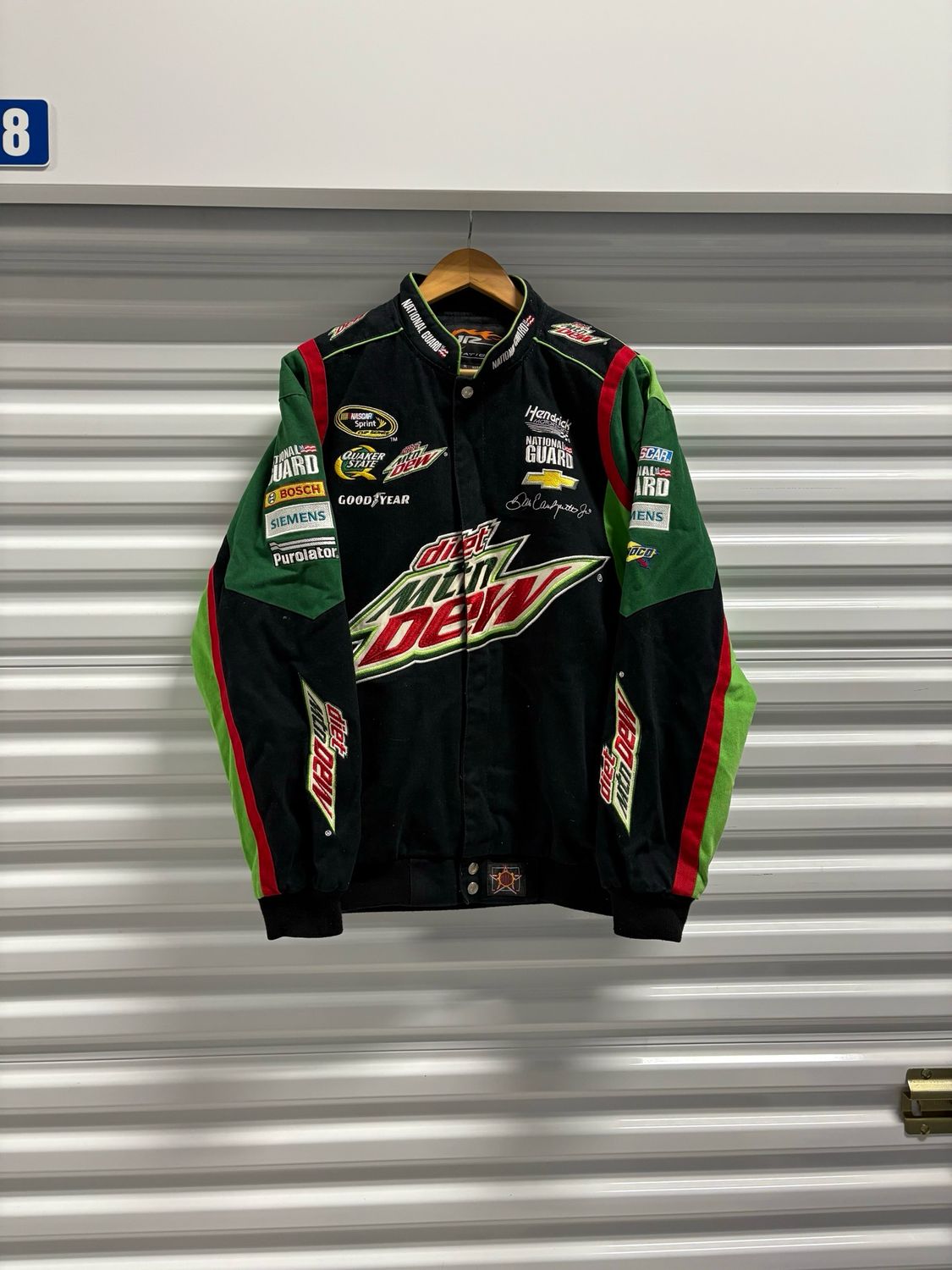 Rare Vintage JH Design NASCAR Dale Jr Jacket