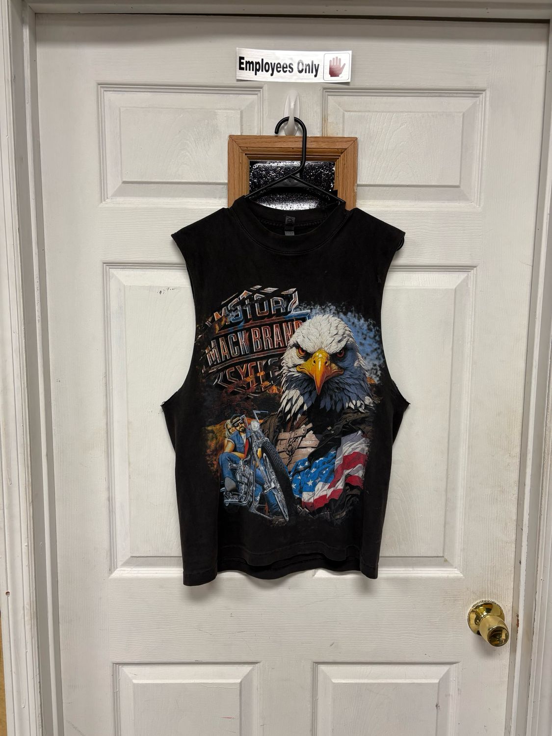 ​Mackbrand Harley style sleeves cut off shirt