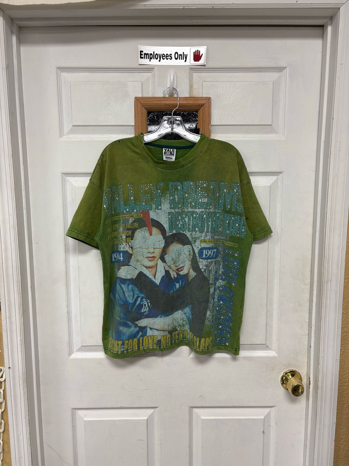 ​Vale forever Robot bling green valley t-shirt