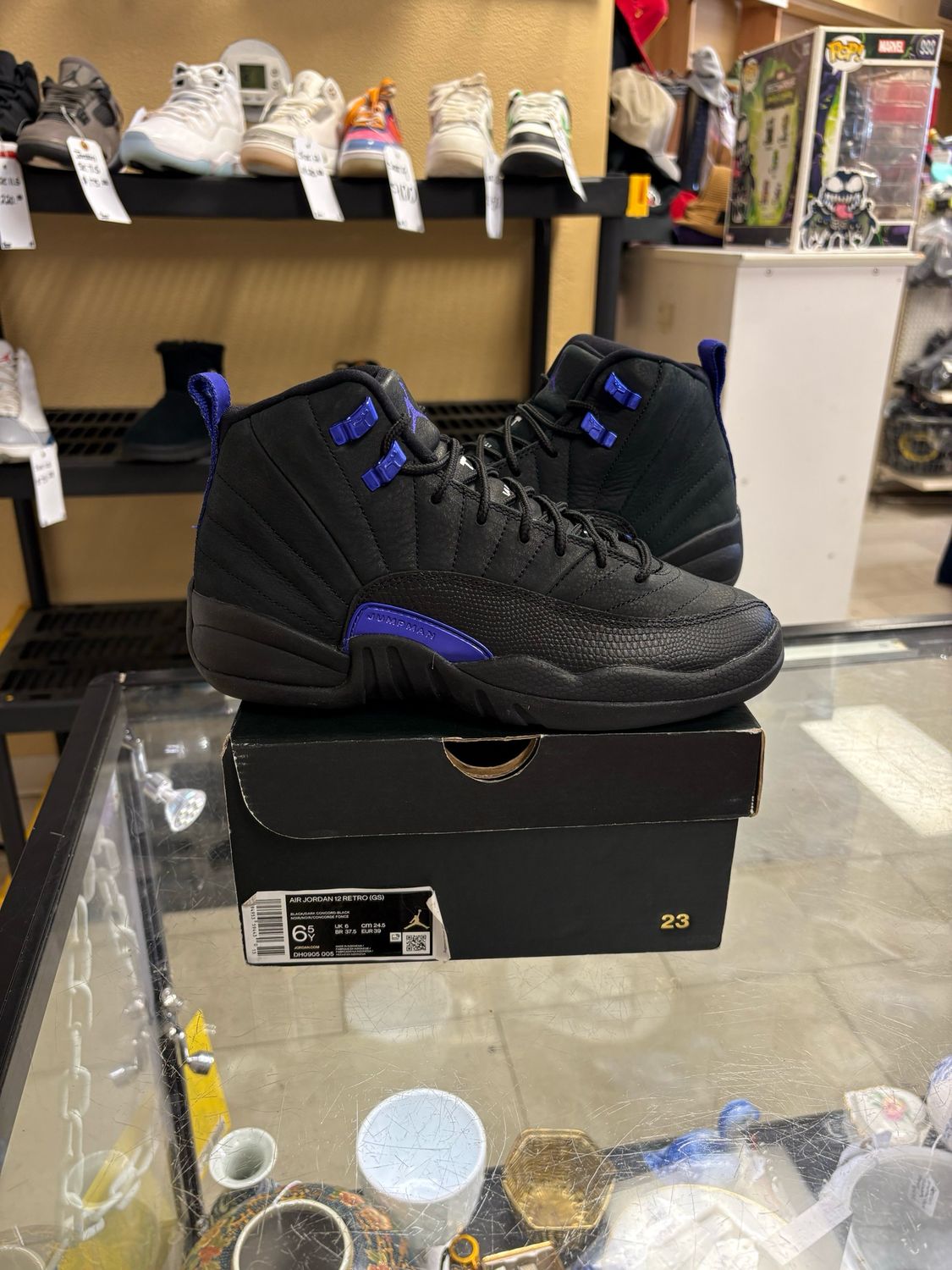 Nike Air Jordan 12 Retro “Dark Concord” Purple Black 2020 DH0905-005 6.5Y