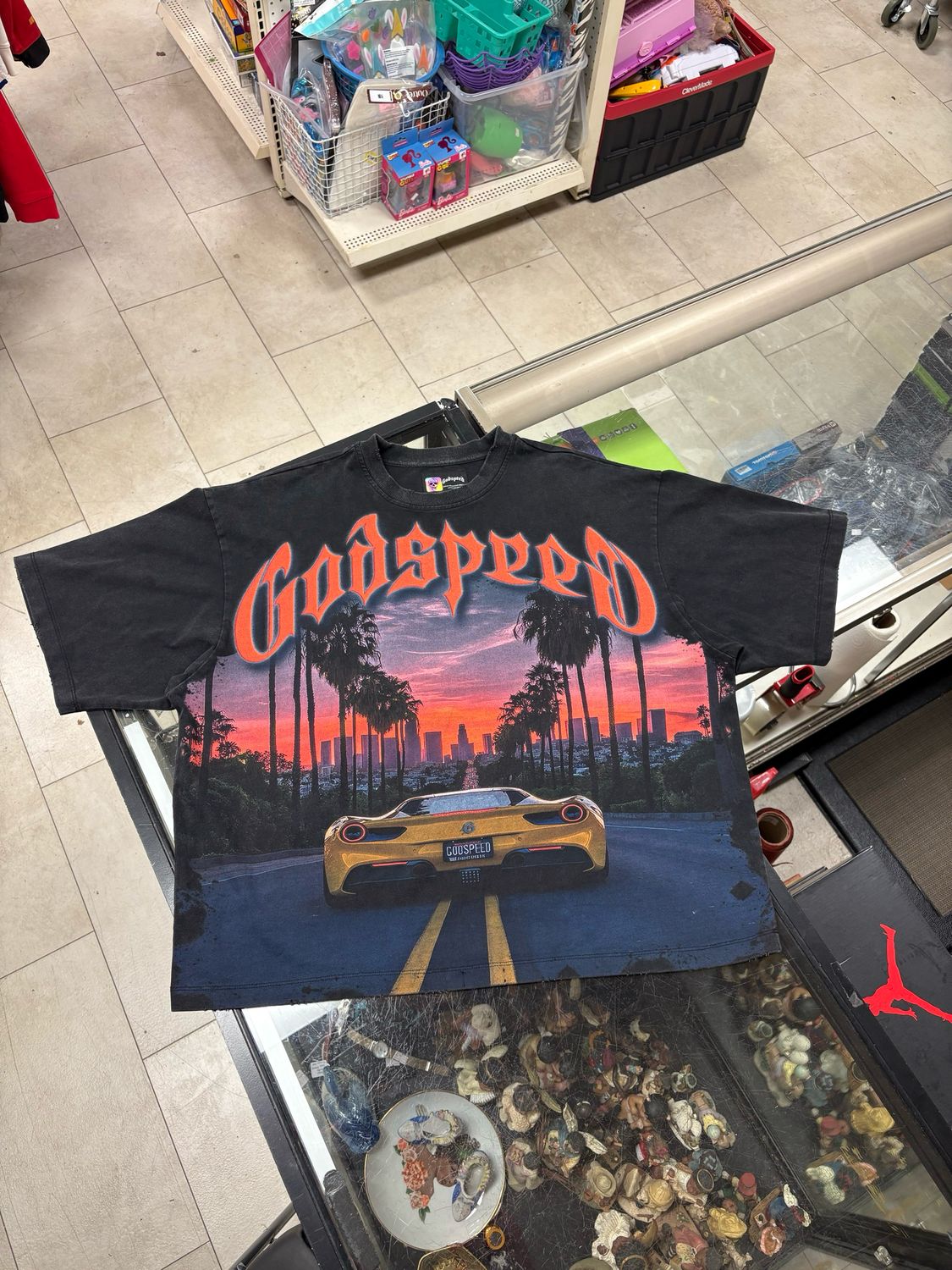 🔥 Godspeed Oversized Graphic Tee 🚗🌅 | Limited Edition 440/444 | Size Large
