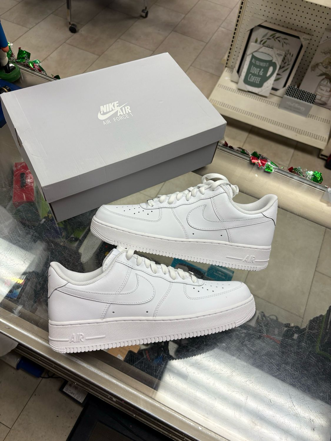 🤍 Nike Air Force 1 Triple White 🤍 Men’s Size 12 • BRAND NEW W/ BOX