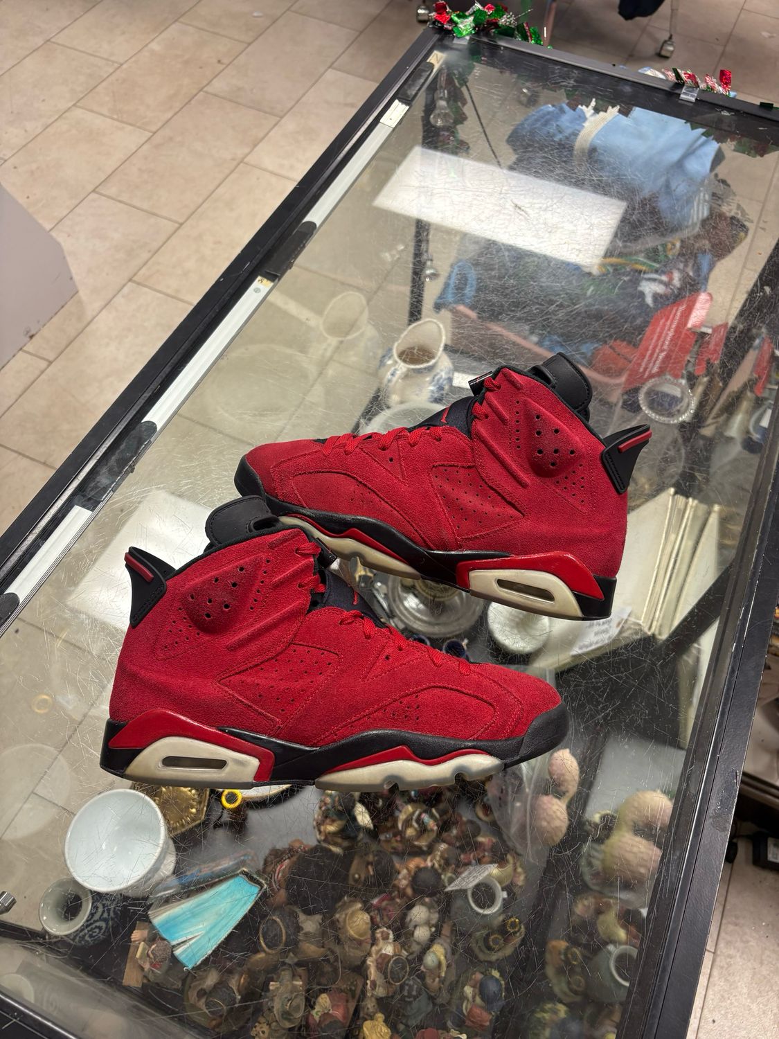 🔥 Nike Air Jordan 6 “Toro Bravo” Red Suede — Men’s 11 👟🐂