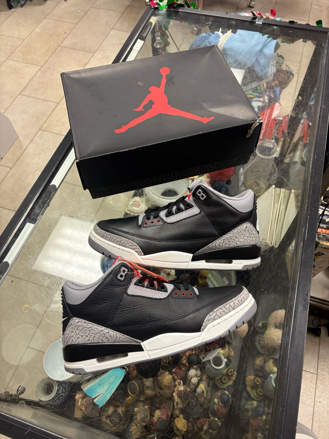 🔥 Nike Air Jordan 3 Black Cement – Men’s 11 🔥