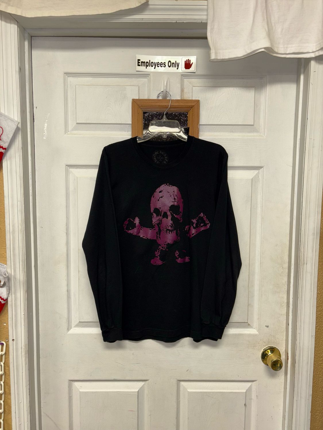 🖤 Chrome Hearts FOTI Skull Long Sleeve Tee 💀🔥 Made in USA Size Medium