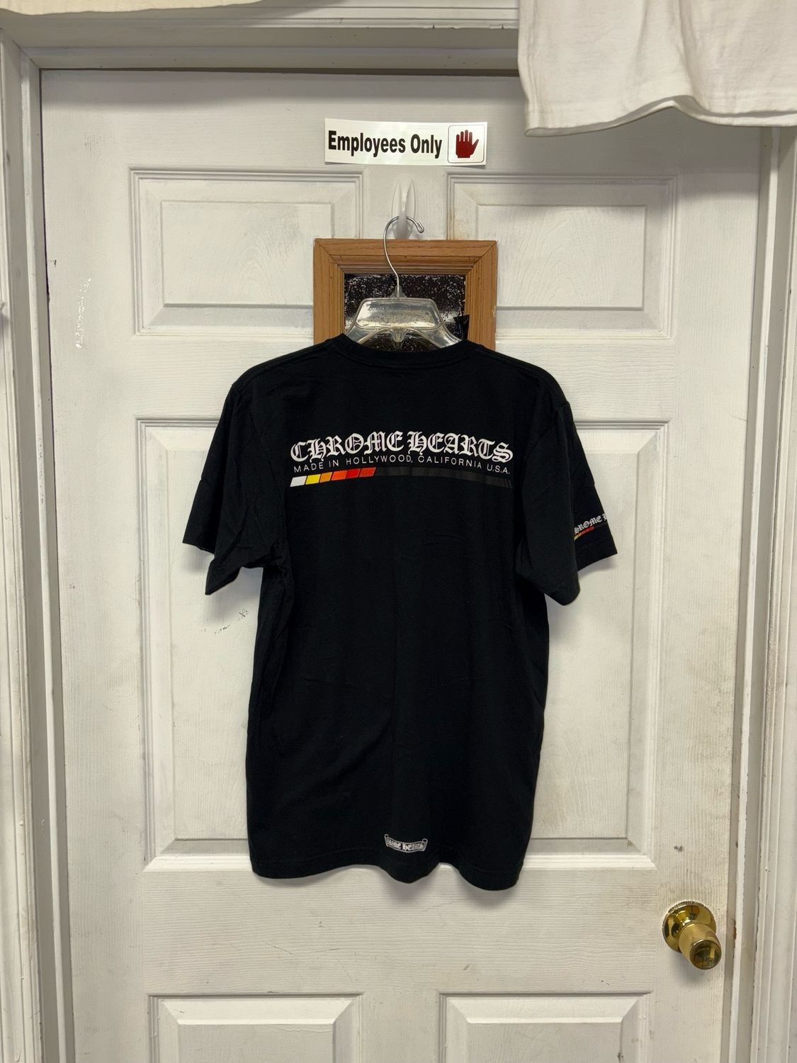 🖤 Chrome Hearts Boost Hollywood Pocket T-Shirt – Black (Medium) ✝️🔥