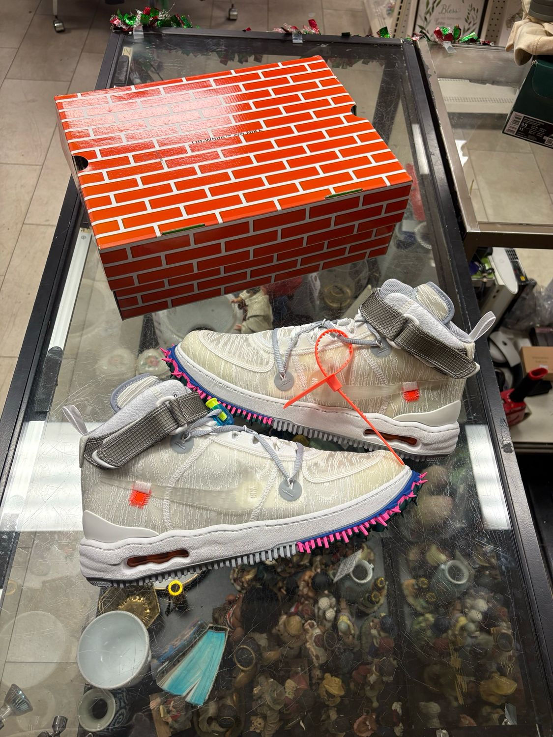 🧱 Nike Air Force 1 Mid x Off-White “White” 🧡 Brick Box | Men’s 13 | DS