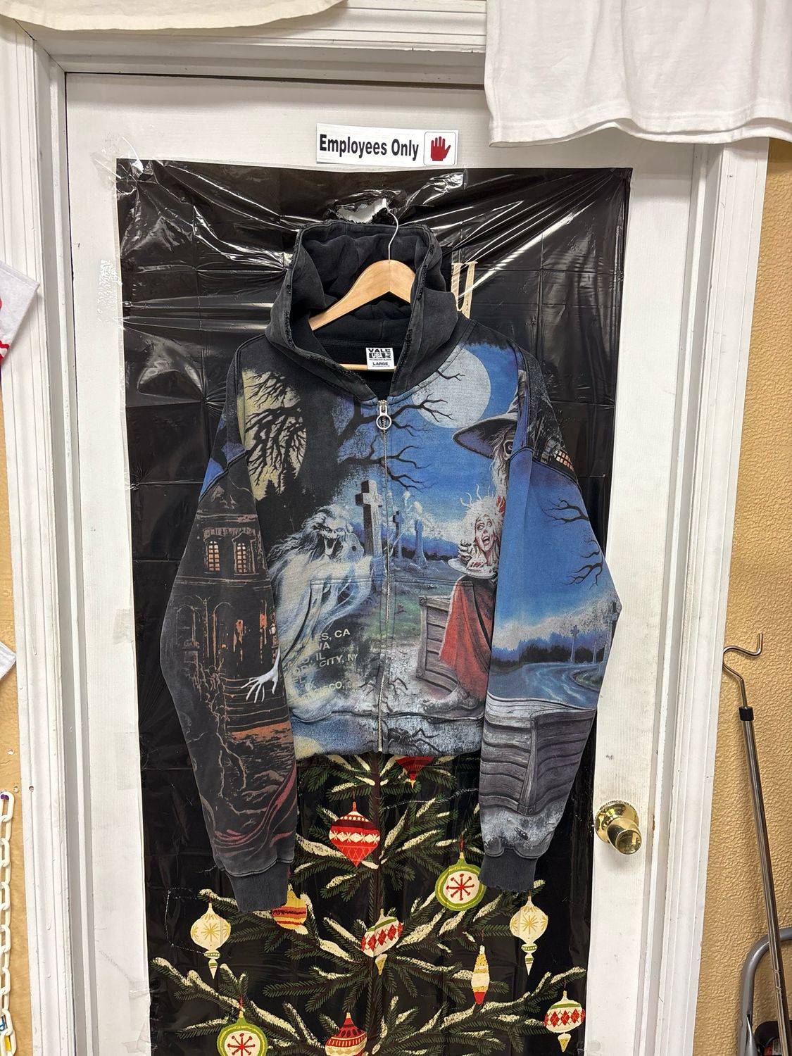 🔥 Vale Forever “Ether” Oversize Zip Up 🧥 Jacket Hoodie Size Large