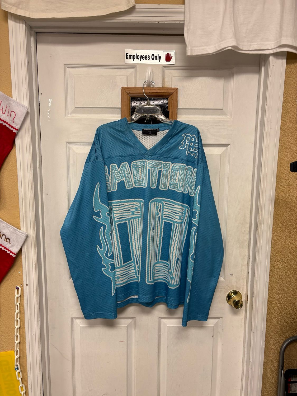 🔥 Mixed Emotion Mesh Jersey &amp; Shorts Set Size XXL🩵💎