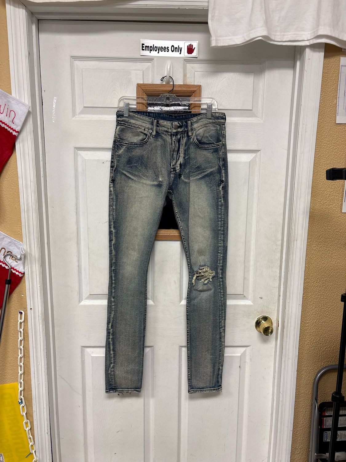 🖤 Ksubi Van Winkle Distressed Skinny Jeans 31x32 🖤