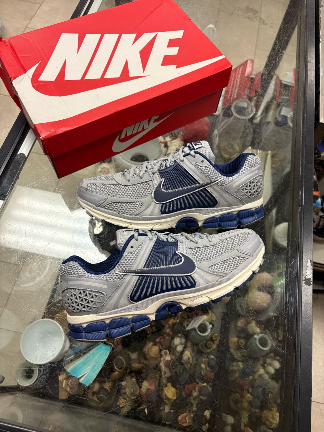 🧢 Nike Zoom Vomero 5 “Yankees” Grey Navy 🏃‍♂️ Men size 11