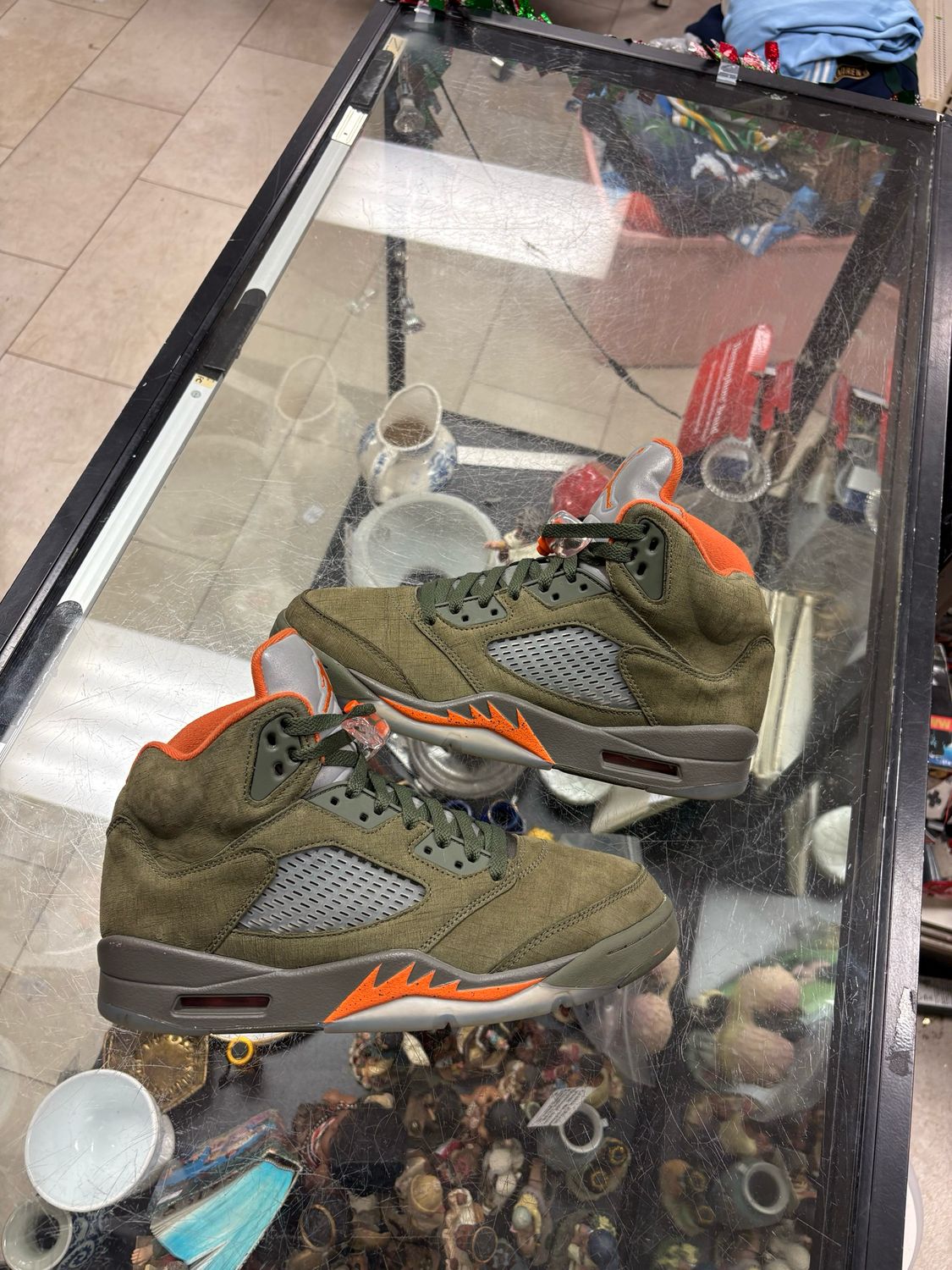 🔥 Nike Air Jordan 5 “Olive” – Men’s 9 🔥