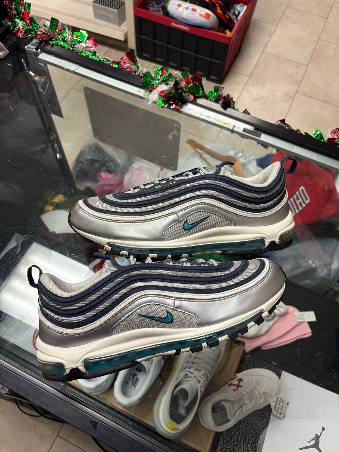 👟 Nike Air Max 97 OG “Chlorine Blue / Silver” Size 13
