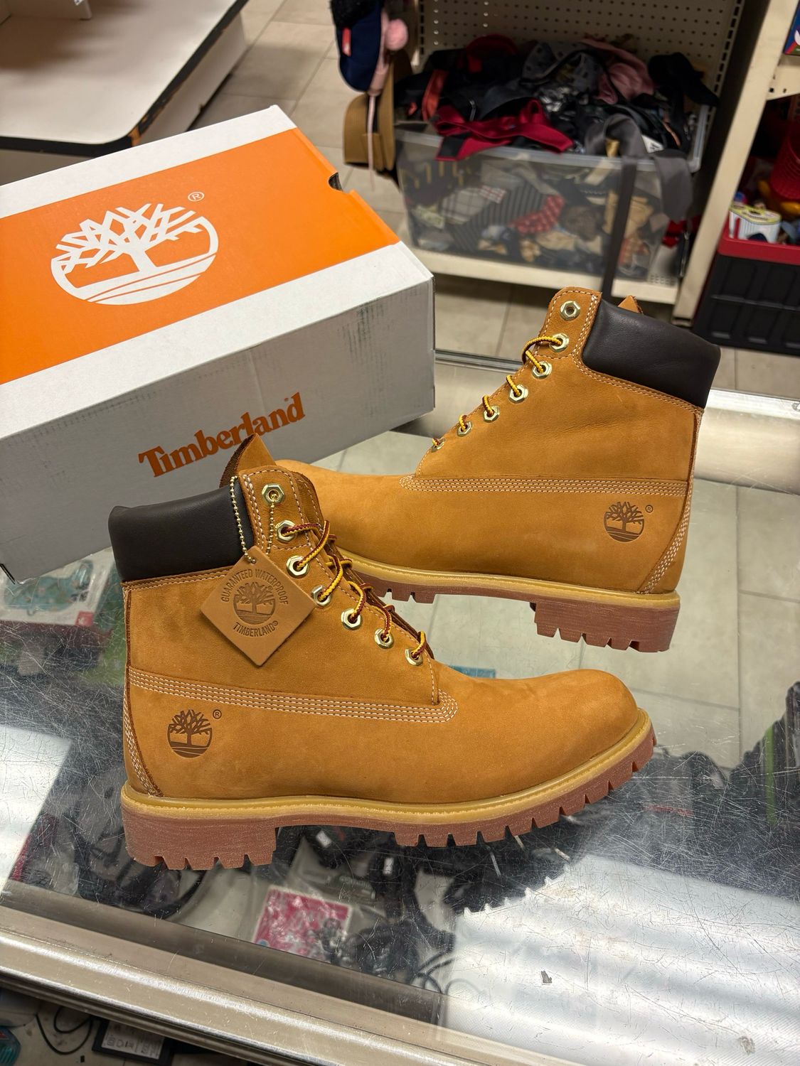 Timberland Wheat Boots Size 9.5 New
