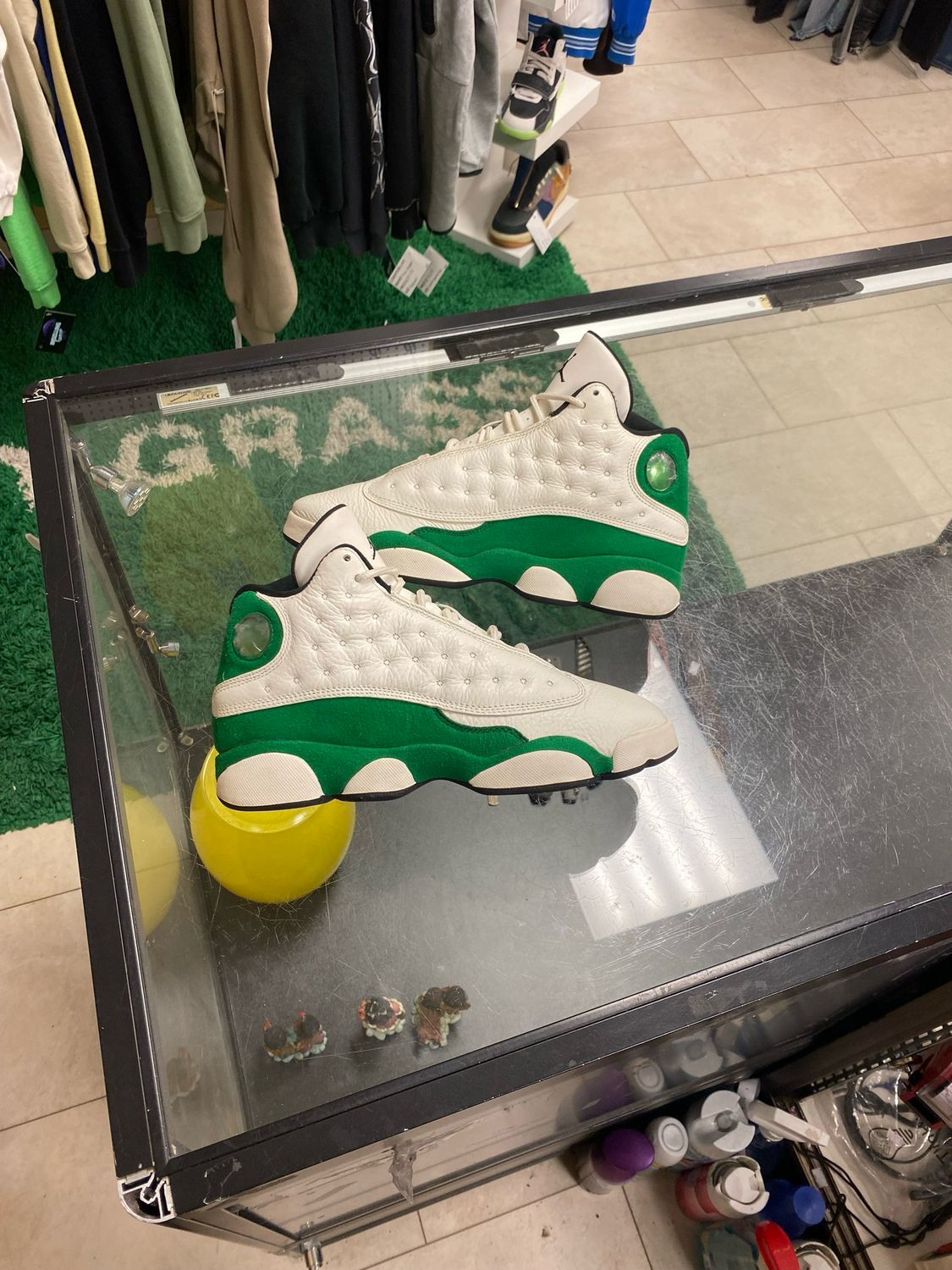 Jordan 13 Sail Pine Green Size 7Y