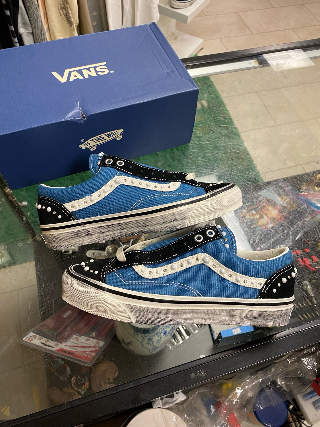 Vans Old Skool 36 Pearlized Navy