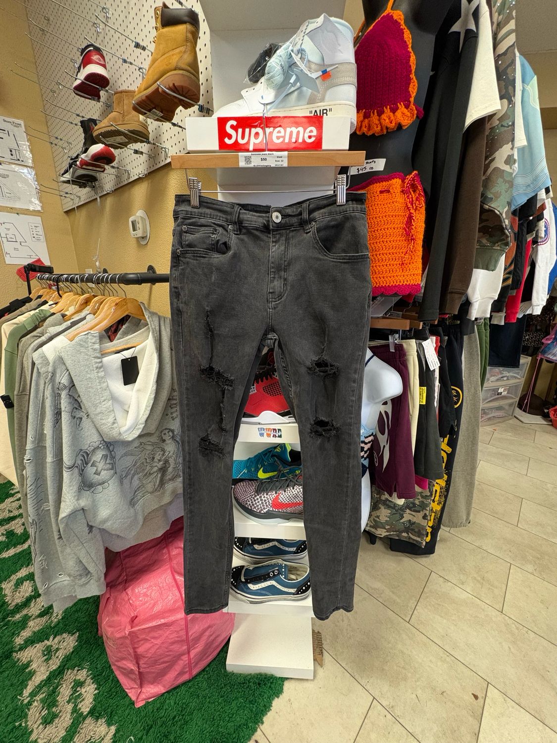 Serenede Jeans Black Skinny