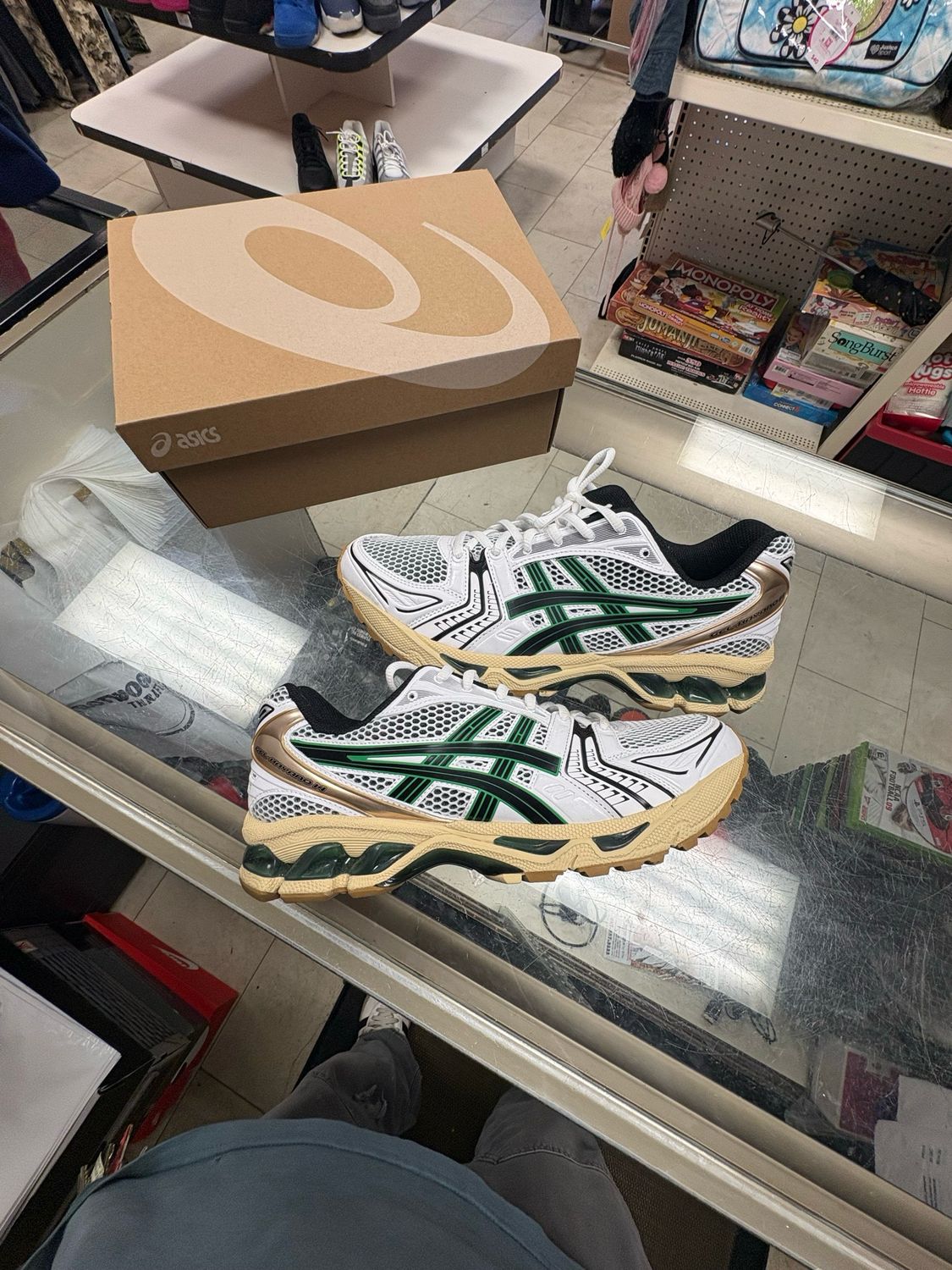 ASICS Gel-kayano 14 White Hinoki Size 9.5