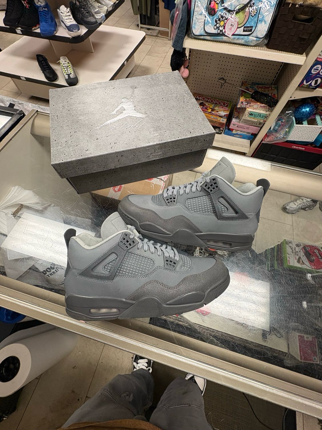 Jordan 4 Wet Cement Size 10.5