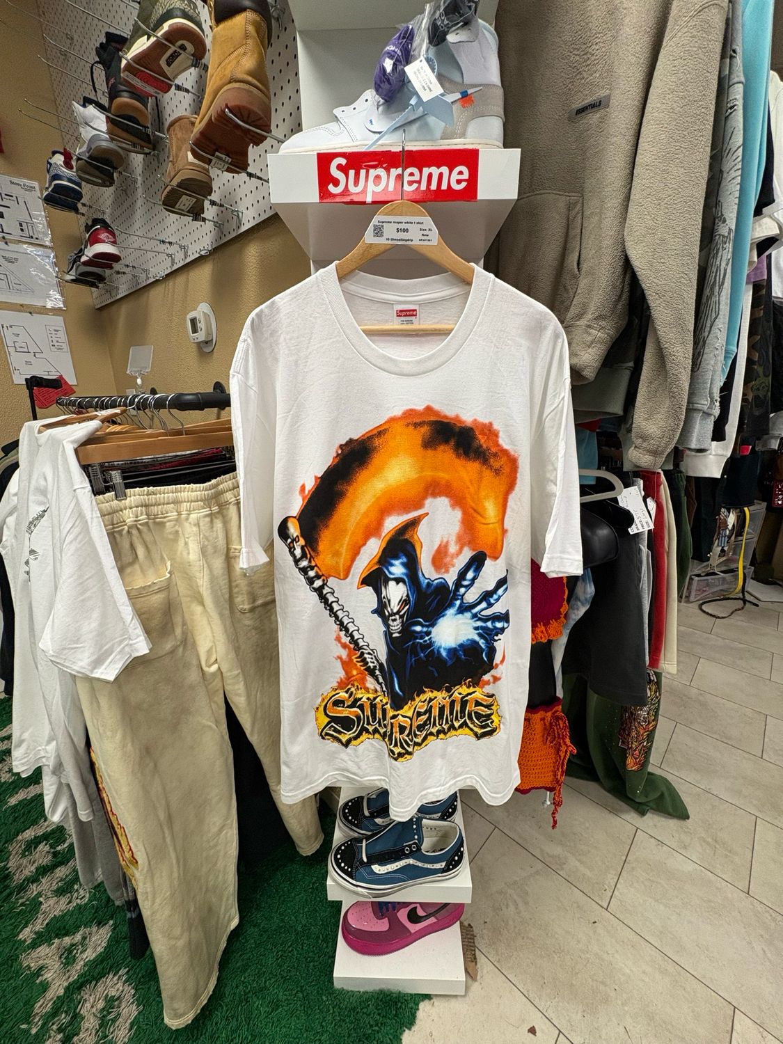 Supreme Reaper T Shirt Size XL