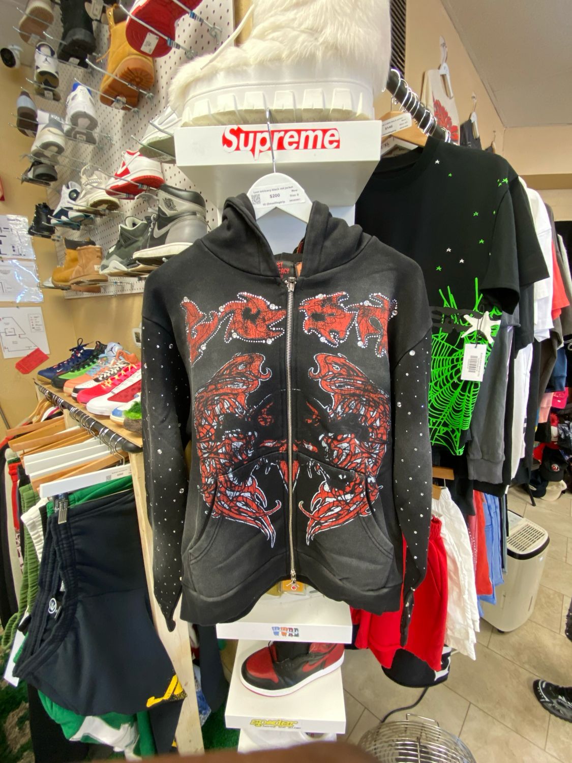 Lost Intricacy Black Red Jacket