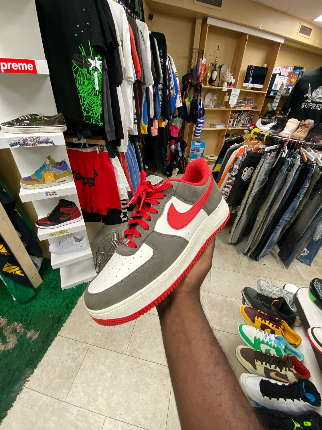 Air Force 1 Cave Stone Size 10