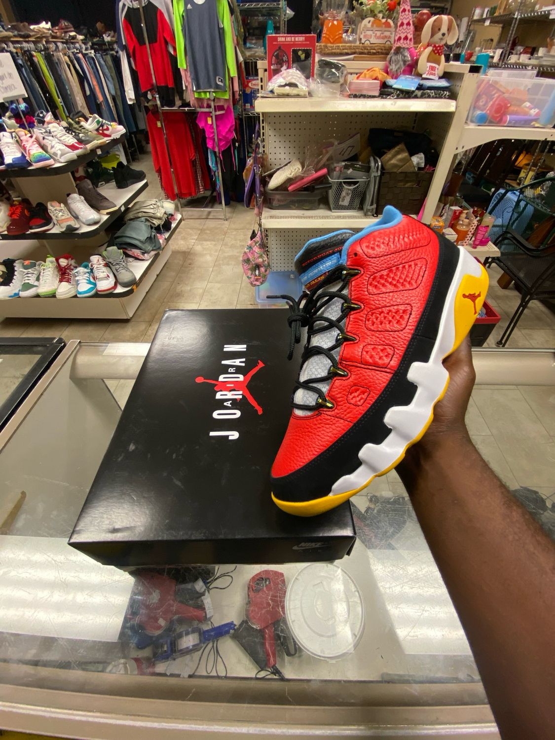 Jordan 9 What The Kilroy Size 11.5
