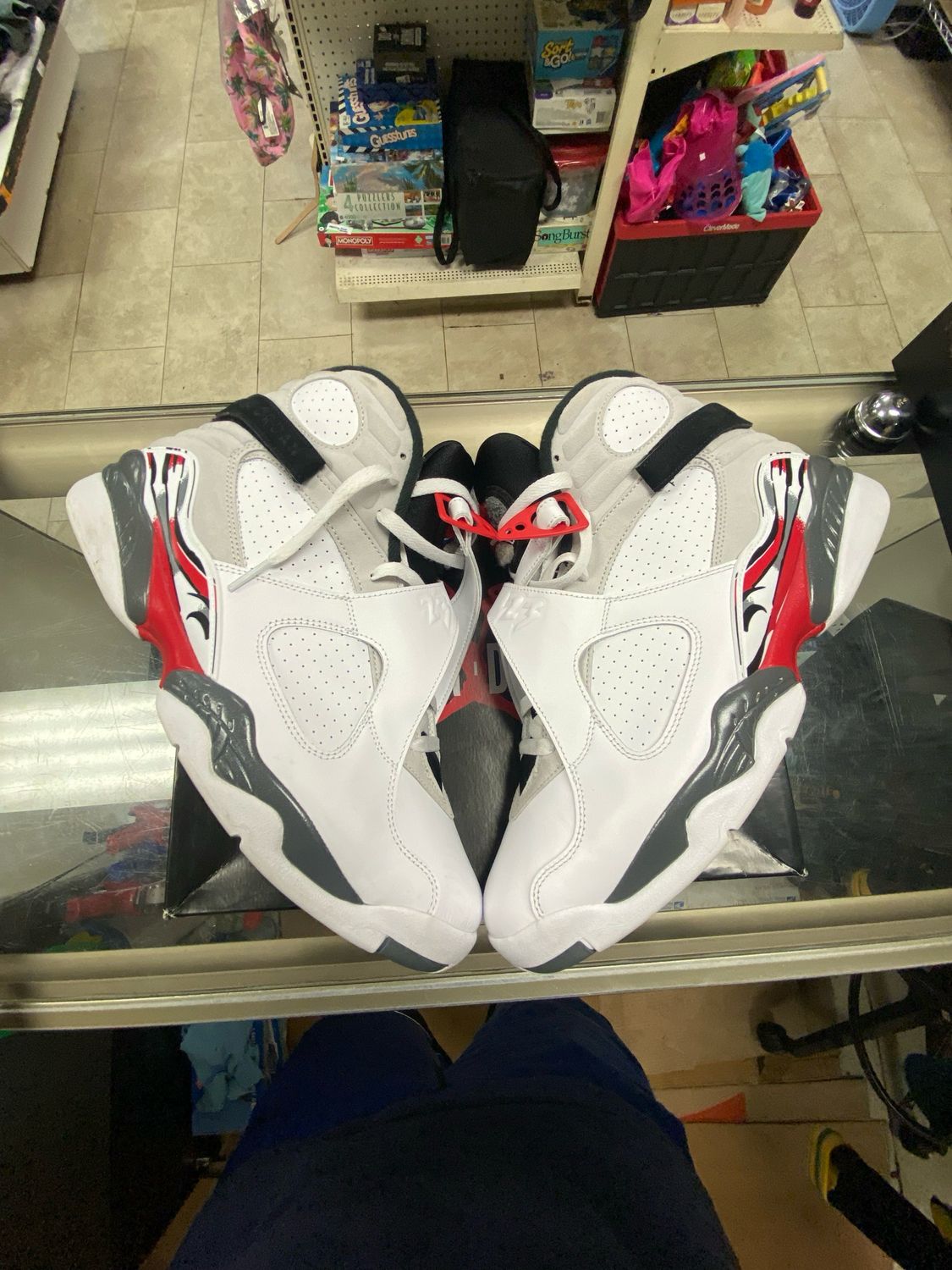 Jordan 8 White True Red