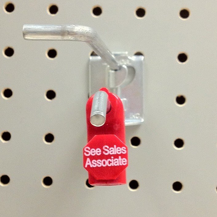 Peg Hook Stoplok (25/pk)