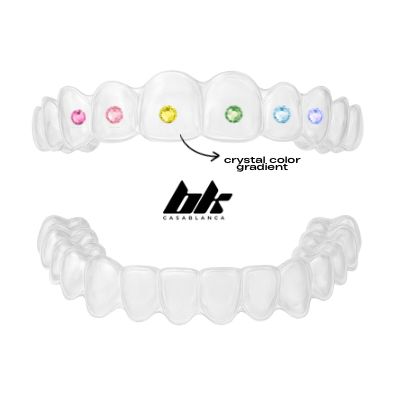 MULTICOLOR GRADIENT GEMS - CUSTOM GOUTTIÈRES