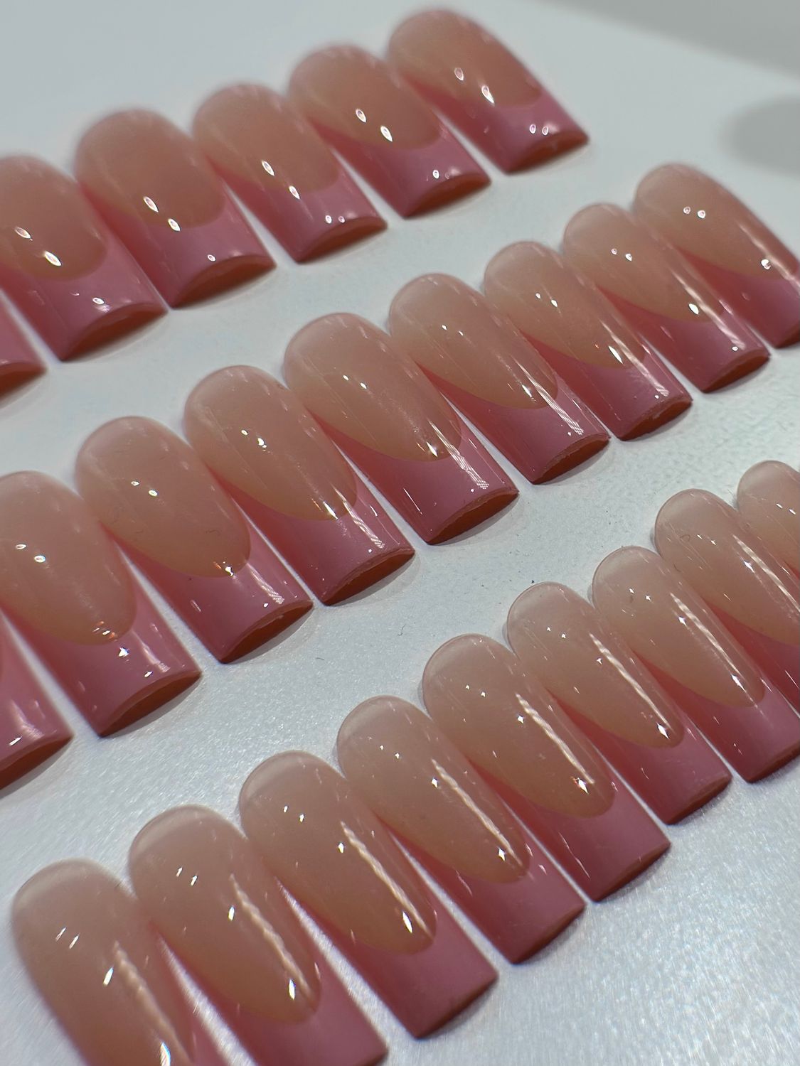 PINK FRENCH - PRESSONNAILS - 30PCS