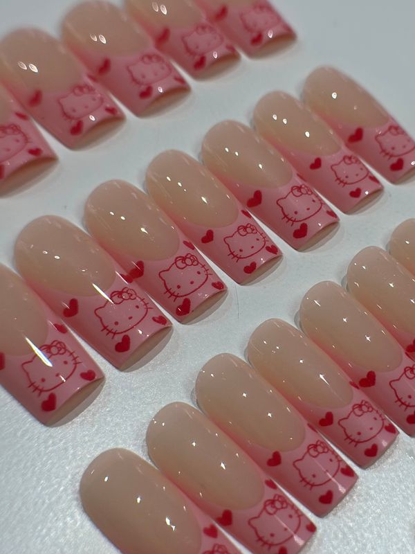 PINKY FRENCH HK - PRESSONNAILS - 24PCS