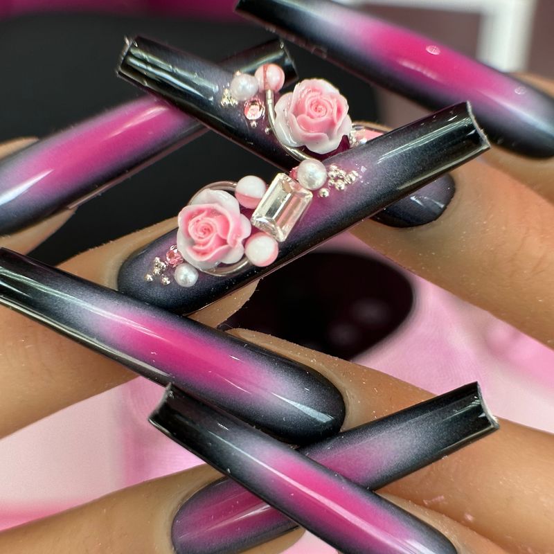 PINKY BLACK - PRESSONNAILS - COLLECTION