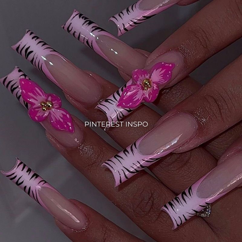 FLOWER ZEBRA - PRESSONNAILS - COLLECTION