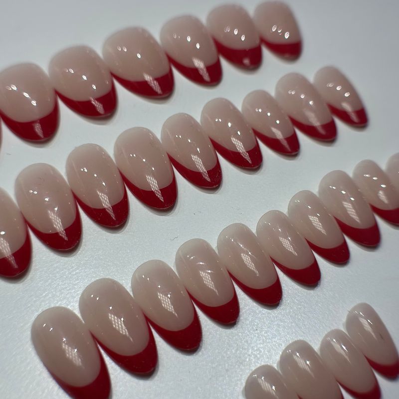 FRENCH FUSCHIA - PRESSONNAILS - 30PCS