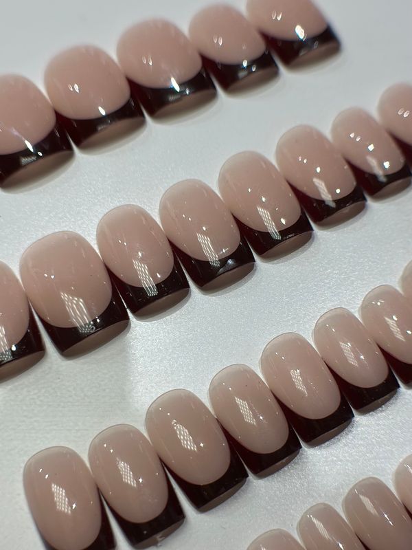 FRENCH MARRON MINI - PRESSONNAILS - 30PCS