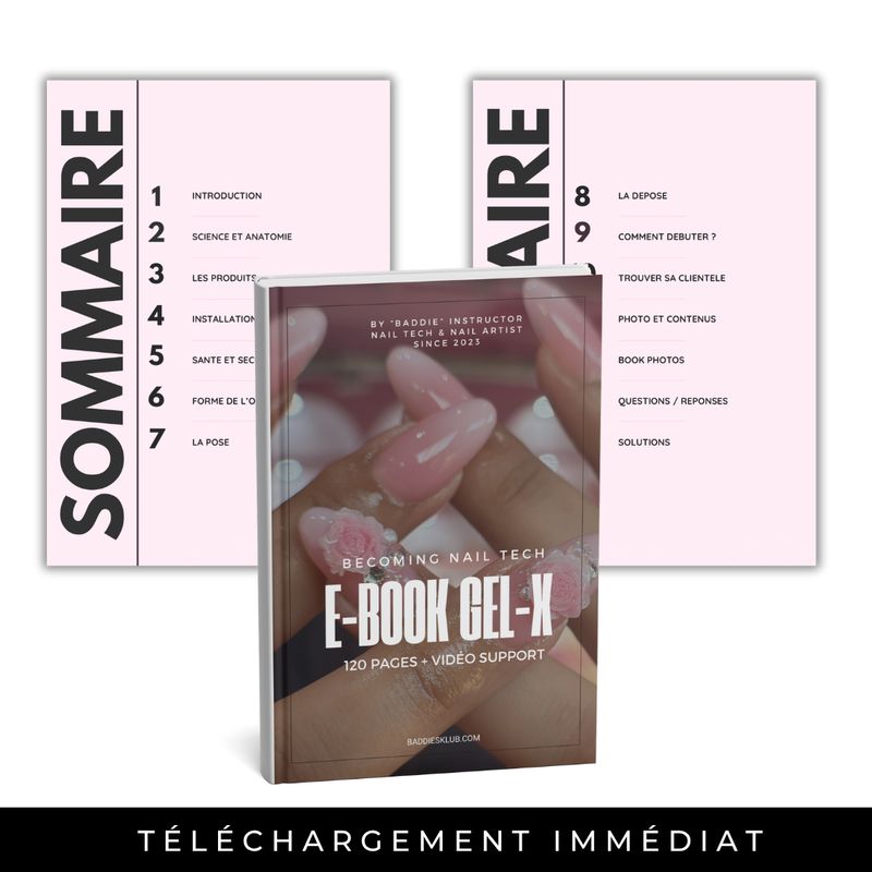 EBOOK NAIL TECH GELX - TÉLÉCHARGEMENT IMMÉDIAT