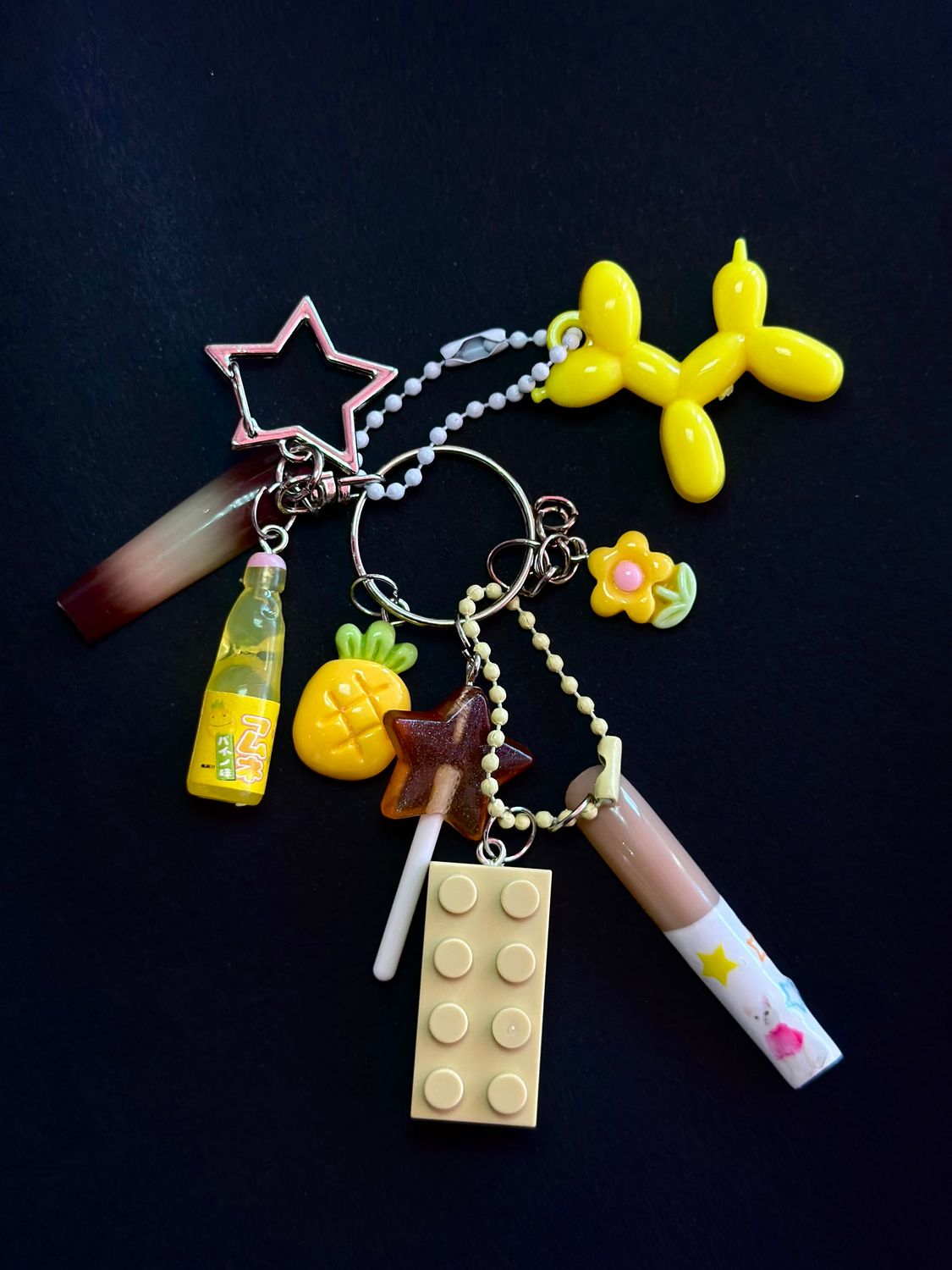 COFFEE LATTE - KEYCHAIN KEYBAG - - DROP