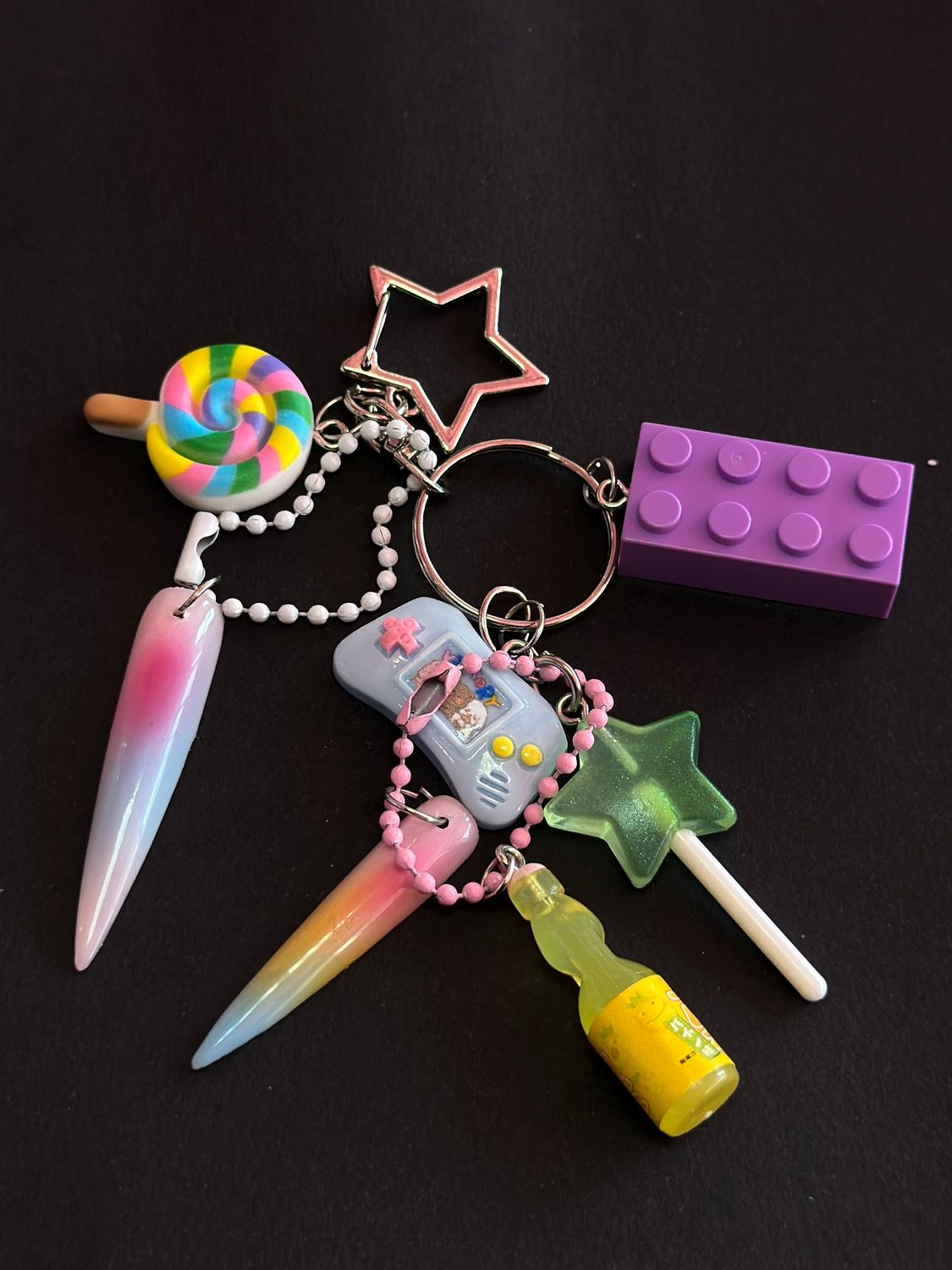 RAINBOW - KEYCHAIN KEYBAG - - DROP