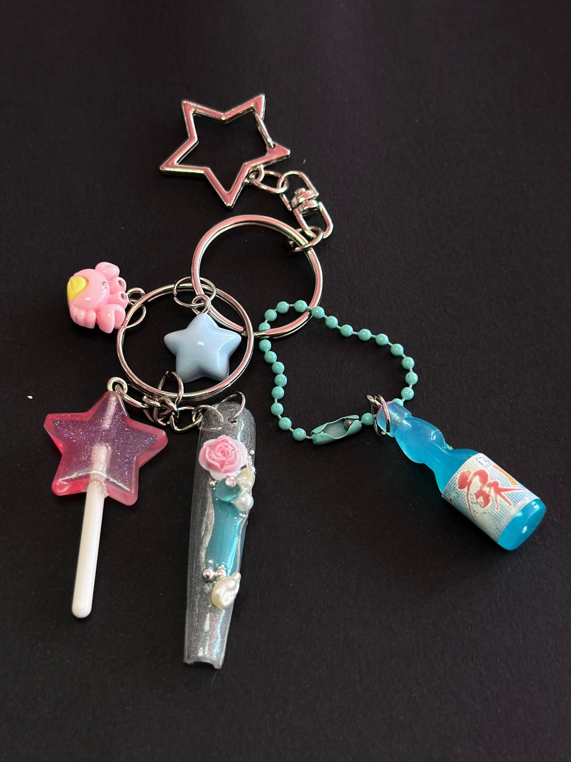 BLUE FIZZ - KEYCHAIN KEYBAG - - DROP