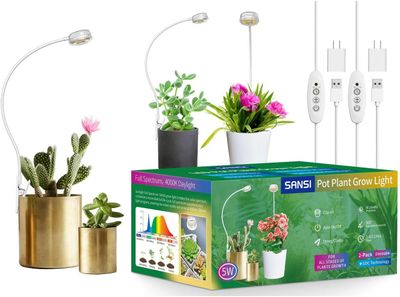 Sansi LED Pot-Clip 5W mit Timer und Dimmer