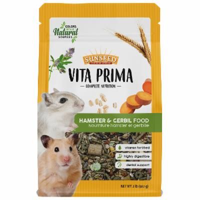Sunseed 59768 Vita Prima Complete Nutrition 2 lbs. Bag Hamster and Gerbil Food