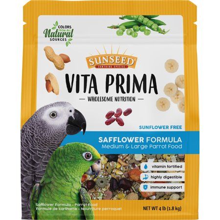 Vita Prima Safflower Large Parrot Food 4 Lbs.