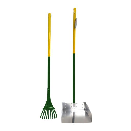 Four Paws Dog Rake &amp; Scooper Set for Pet Waste Pick-up