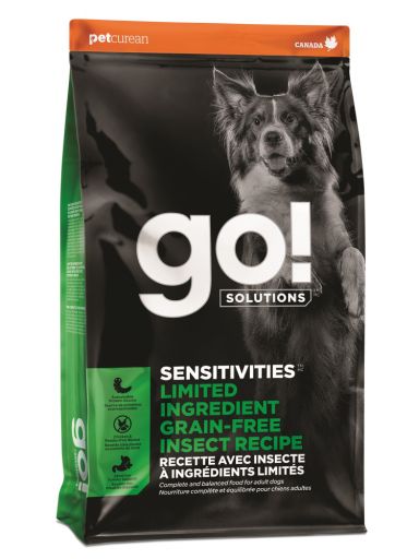 Go! Solutions Sensitives Limited Ingredient Grain Free Insect for Dogs - 22 Lb Bag