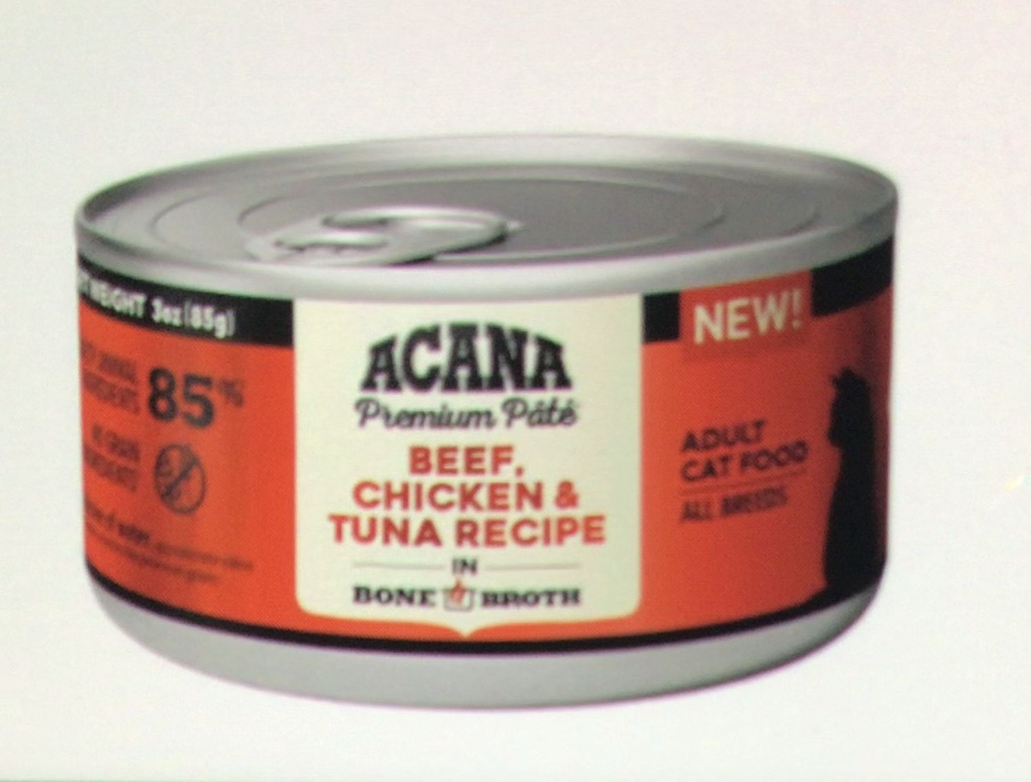 ACANA CAT BEEF CHICKEN TUNA BONE BROTH CAN 3OZ 24/CS