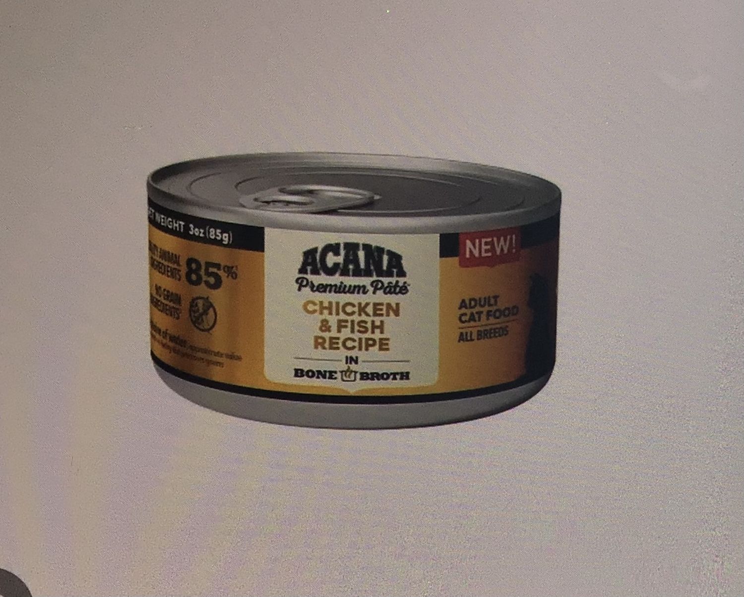 ACANA CAT CHICKEN FISH BONE BROTH CAN 3OZ 24/CS