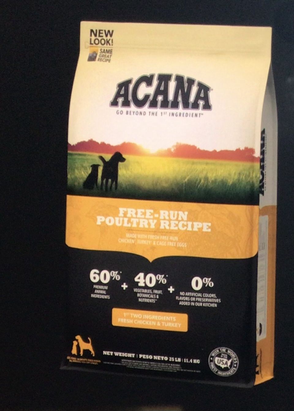 ACANA DOG HERITAGE FREE RUN POULTRY 4.5LB 7=CS