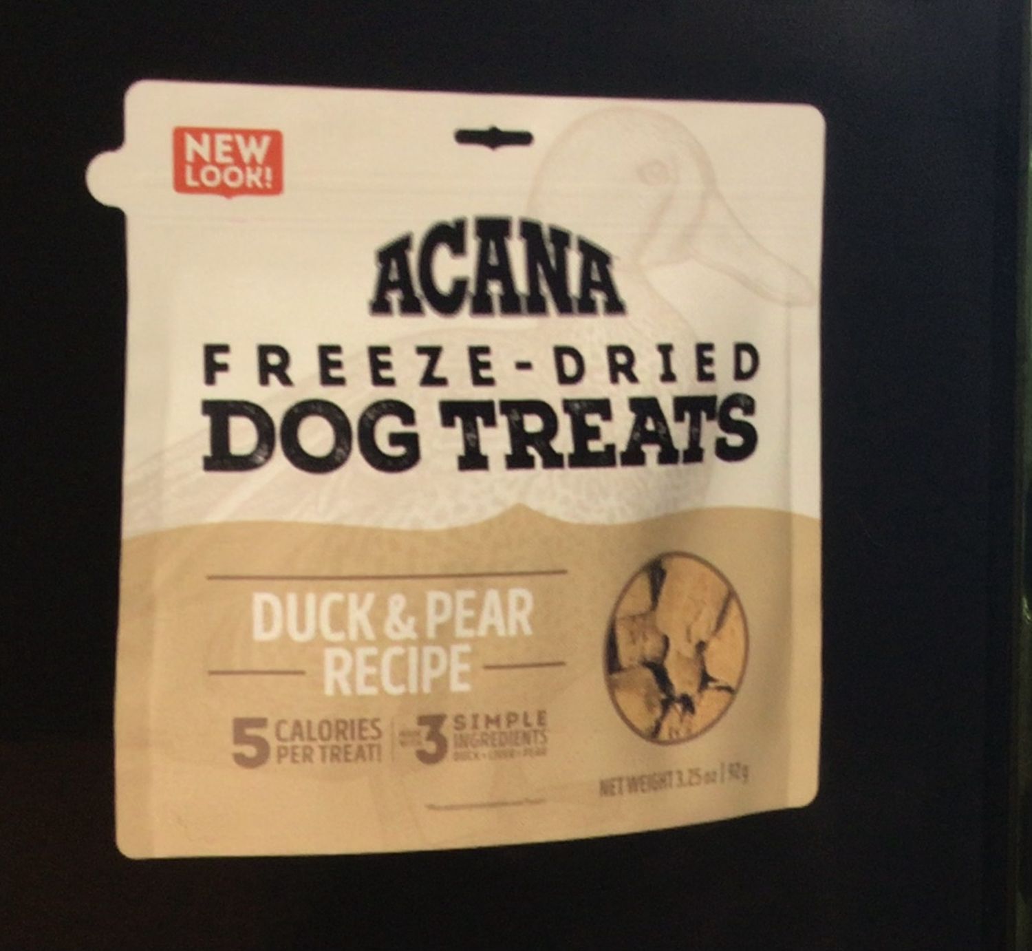 ACANA DOG SINGLES DUCK PEAR TREAT 3.25OZ 24=CS